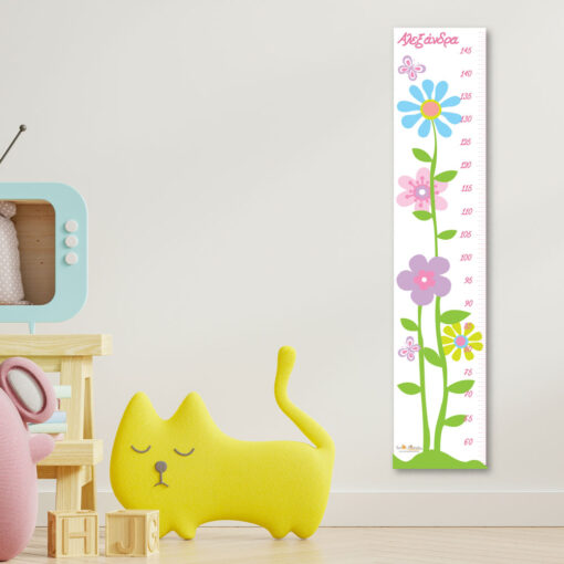 Προσωποποιημένος Μετρητής Ύψους με Όνομα, Λουλούδια