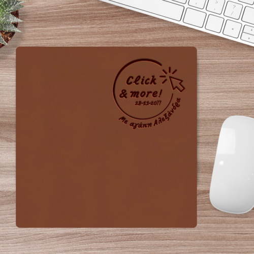 Για γραφείο Δερμάτινο Mouse Pad με Ονόματα