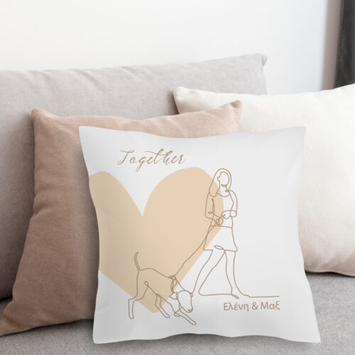Διακοσμητικό Μαξιλάρι Καναπέ με Ονόματα