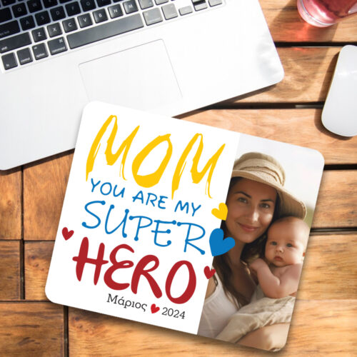 Mouse Pad για τη Μαμά Φωτογραφία Ονόματα, Μήνυμα