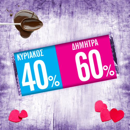 Προσωποποιημένη Σοκολάτα για Μοίρασμα