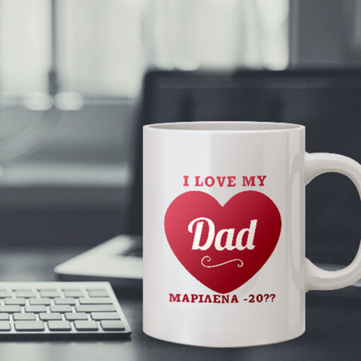 Κούπα I Love My με Καρδιά, Ονόματα, Μήνυμα