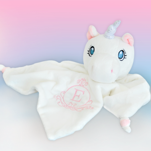 Μονόκερος αγκαλίτσας με Κεντητό Μονόγραμμα ή Όνομα