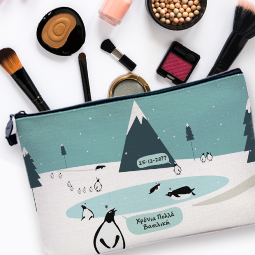 Λινό Τσαντάκι, Νεσεσέρ με τοπίο Γιορτινό, Μήνυμα, Όνομα