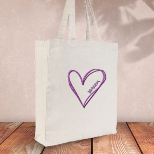 Με Καρδιά Τσάντα Αγορών με Όνομα, Οικολογική