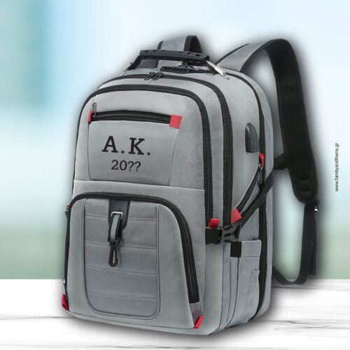 Σακίδιο Πλάτης, Backpack για ταξίδια, Σχολείο με Αρχικά, usb, aux