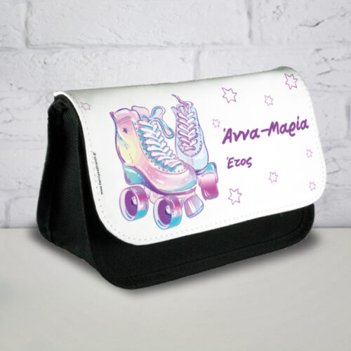 Κασετίνα με πατίνια για Δημοτικό, Γυμνάσιο με Όνομα, Έτος