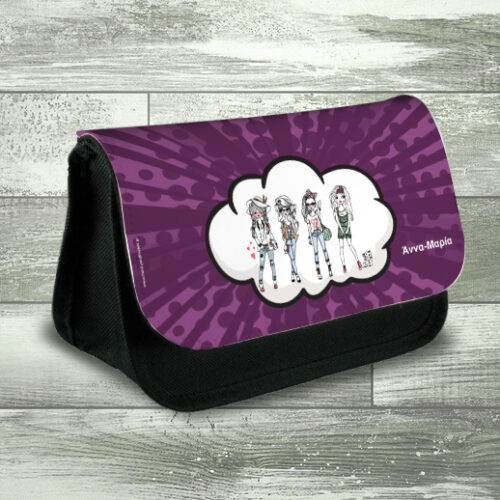 Σχολική Κασετίνα Fashion Προσωποποιημένη με Όνομα για Kορίτσια