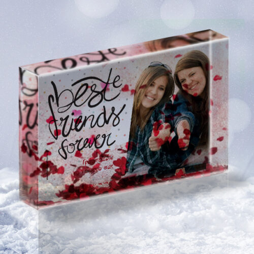 Best Friends, Κορνίζα με αιωρούμενες καρδούλες, με Φωτογραφία