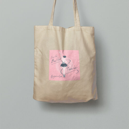 Προσωποποιημένη Τσάντα για ψώνια για δασκάλα χορού, με όνομα