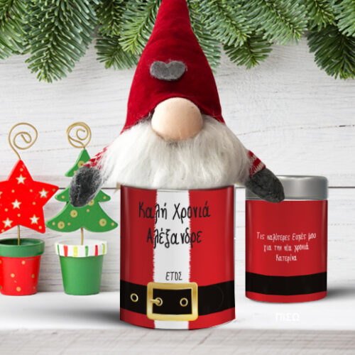 Πάνινος Άγιος Βασίλης σε Κουτί Προσωποποιημένο με Όνομα, Ευχές