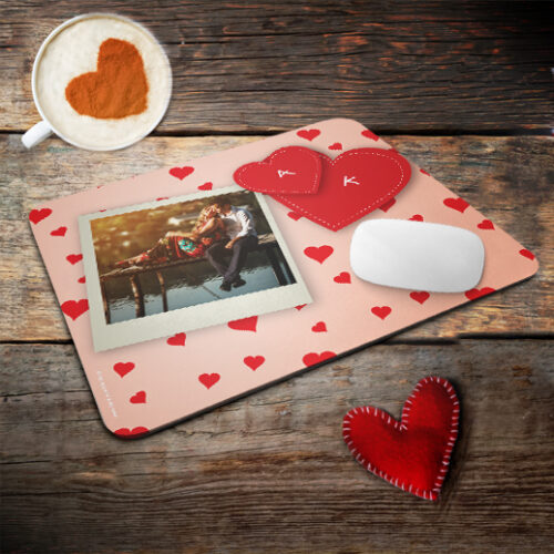 Mouse Pad Προσωποποιημένο με Φωτογραφία και Αρχικά