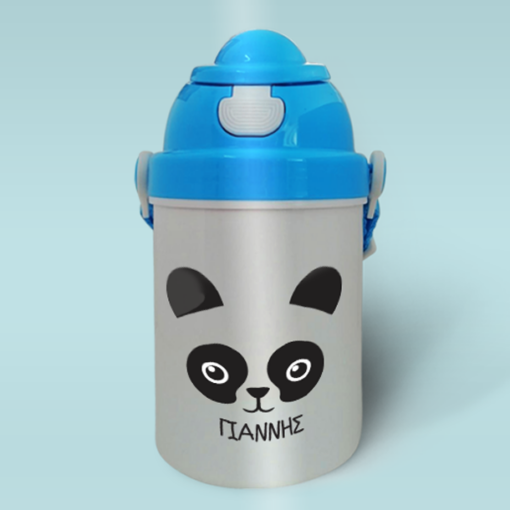 Προσωποποιημένο Παγούρι για Νερό με Πάντα, για Παιδιά