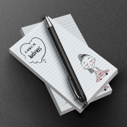 Μπλοκ σημειώσεων Α5, με Όνομα, Μήνυμα - 2 τμχ.