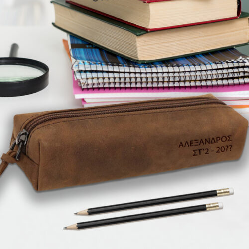 Κασετίνα Δερμάτινη LONDO με Όνομα, Έτος