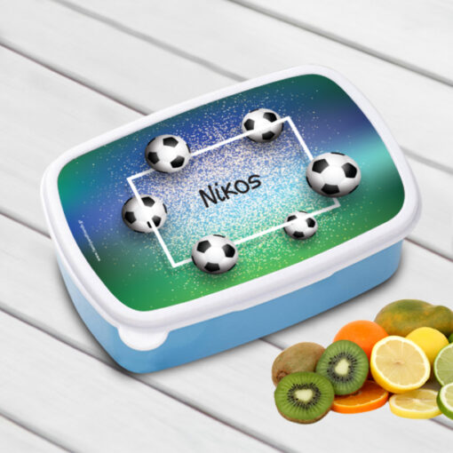 Παιδικό Τάπερ Φαγητού με μπάλες ποδοσφαίρου για αγόρια
