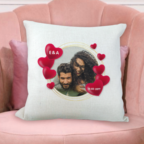 Διακοσμητικό Προσωποποιημένο Λινό Μαξιλάρι με Φωτογραφία