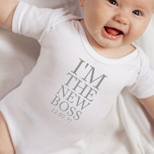 Φορμάκι New Boss με ημερομηνία γέννησης, για αγοράκι, κοριτσάκι
