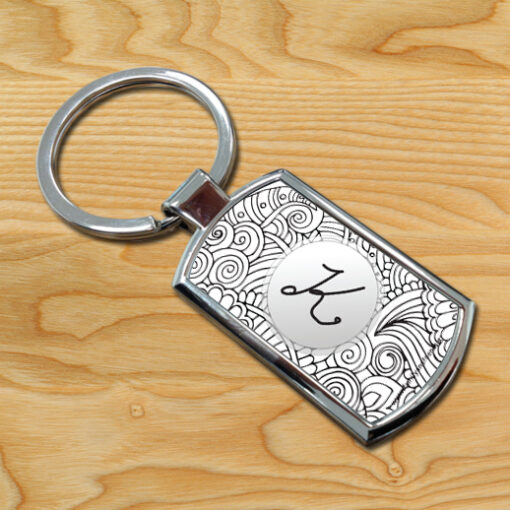 Μπρελόκ Μεταλλικό με αρχικό ονόματος, Προσωποποιημένο