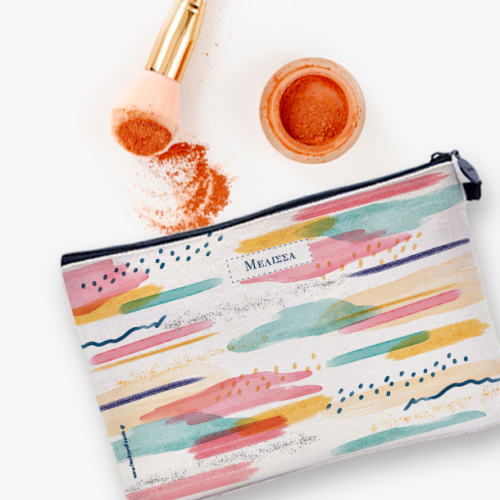 Χρωματιστό Νεσεσέρ Λινό Δώρο για Γυναίκα με  Όνομα, Έτος