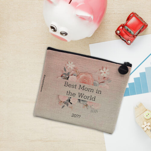 Λινό Πορτοφολάκι Προσωποποιημένο με δικό σας Μήνυμα