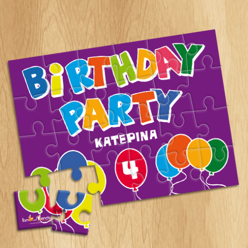 Δώρο Γενεθλίων για Κορίτσια Παζλ Happy Birthday