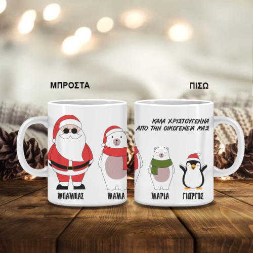 Κούπα με Άι Βασίλη, Ευχές, Ονόματα, Έτος