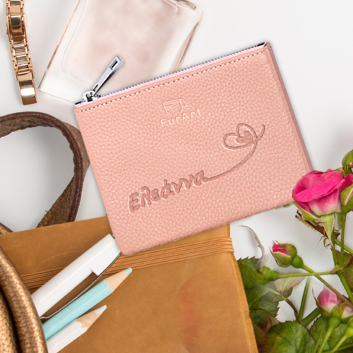 Πορτοφόλι Γυναικείο με Όνομα, Δερμάτινη