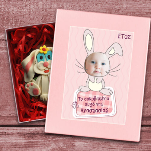 Προσωποποιημένο Πασχαλινό Κουτί για Αβγό με Φωτογραφία
