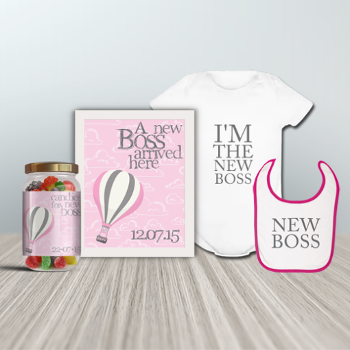 New Boss, Δώρο για Νεογέννητο Κοριτσάκι, Σετ 4 τεμάχια