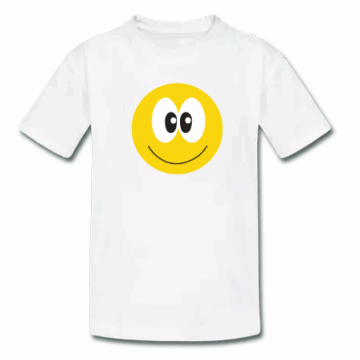 Λευκό Παιδικό Μακό με Στάμπα Smile