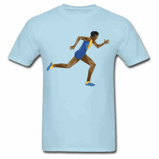 Γαλάζιο Ανδρικό Μακό Runner