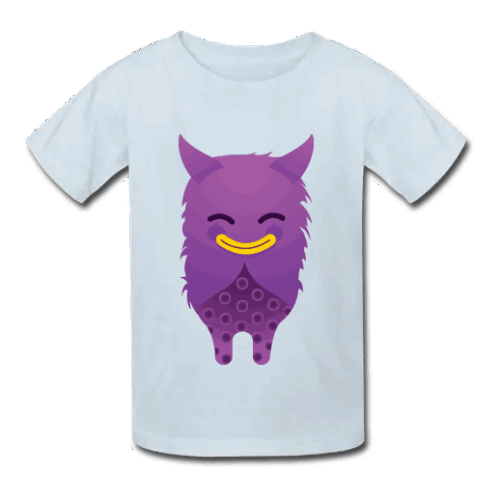 Γαλάζιο Παιδικό Μακό με Τερατάκι