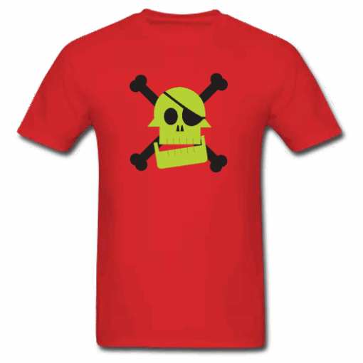 Κόκκινο Ανδρικό Μακό Με Πειρατή