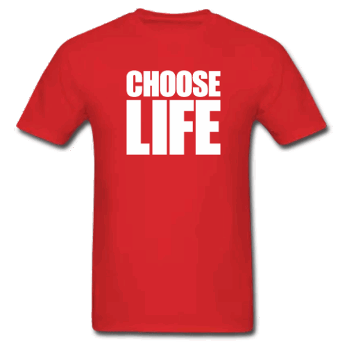 Κόκκινο Αντρικό Μακό Choose Life
