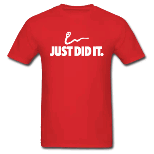 Αντρικό Κόκκινο Μακό Just did it