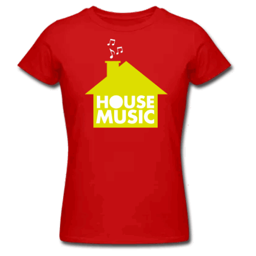 Κόκκινη Μπλούζα House Music