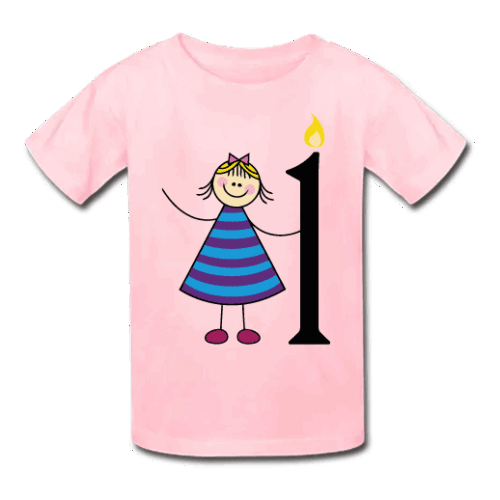 Ροζ Παιδικό Μακό για τα Πρώτα Γενέθλια