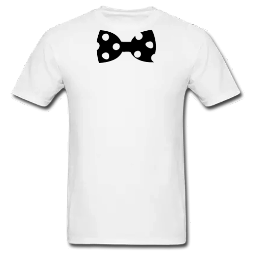 Λευκό Ανδρικό Μακό με Παπιγιόν