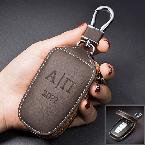 Για κλειδί αυτοκινήτου Δερμάτινο Μπρελόκ με Αρχικά