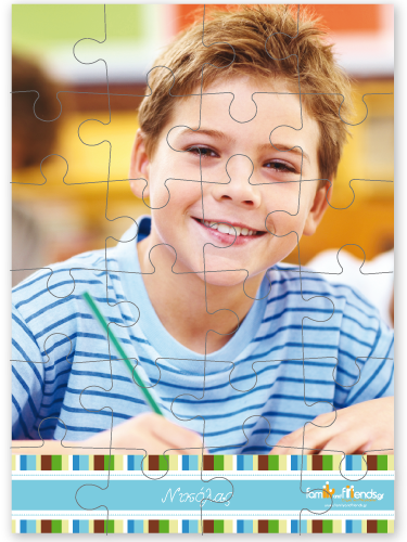 Παζλ με Όνομα και Φωτογραφία Παιδιού