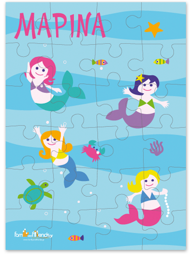 Δώρο Παζλ για Κορίτσια με Γοργόνες