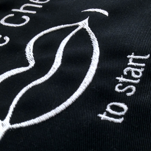 Με Κέντημα Προσωποποίηση Ποδιάς Κουζίνας Kiss the Chef