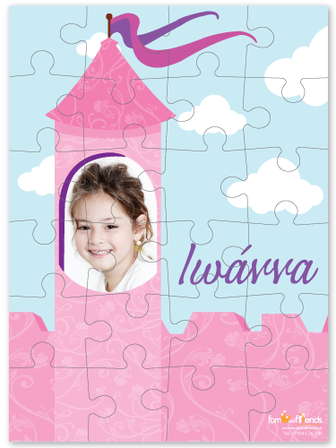 Παζλ Κάστρο Πριγκήπισσας με Φωτογραφία και Όνομα