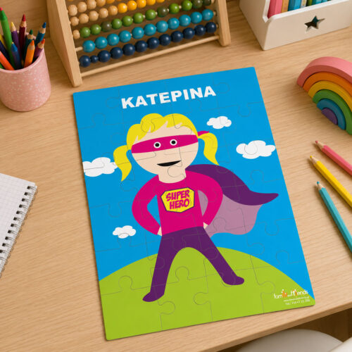 puzzle super girl me onoma familyandfriends.gr doro gia koritsia