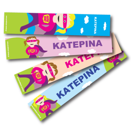 Σελιδοδείκτες Σούπερ Girl με Όνομα