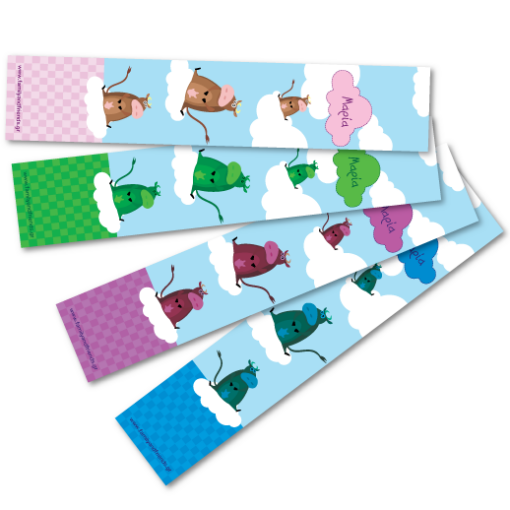 Παιχνιδιάρικοι Σελιδοδείκτες με Καφέ Αγελάδα