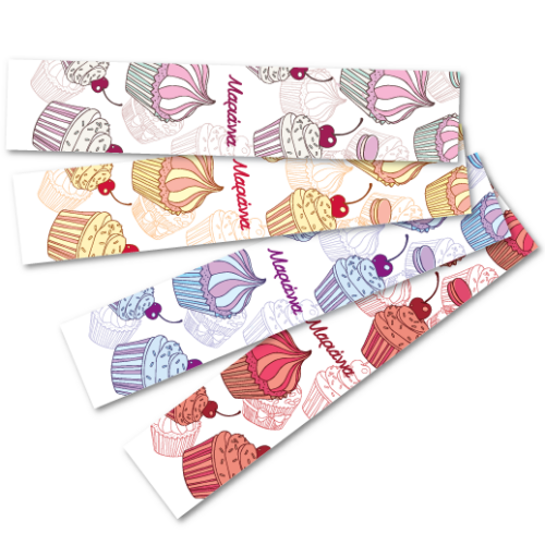 Σελιδοδείκτες Cupcakes για Κορίτσια και Όνομα