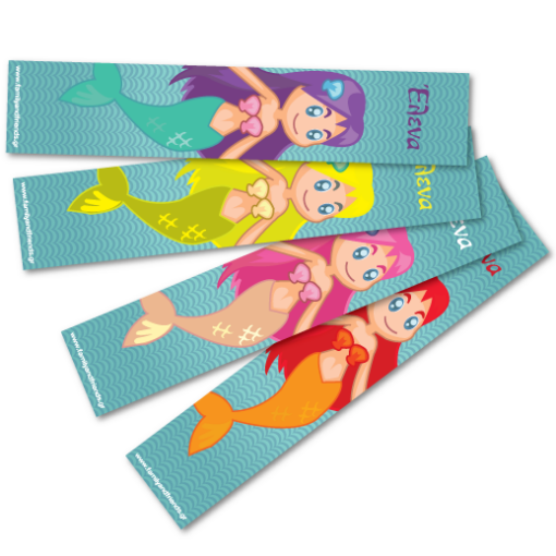 Σελιδοδείκτες για Κορίτσια με Γοργόνα