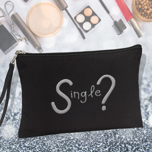 Τσαντάκι καλλυντικών για Γυναίκες, με κεντημένο Όνομα για γενέθλια